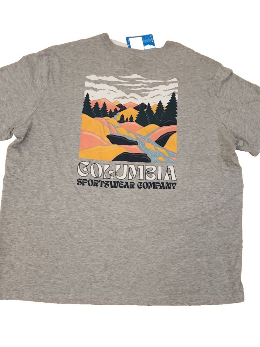 COLUMBIA Sportswear mens XXL Vibe Graphic T Shirt short sleeve cotton tee 2xl
